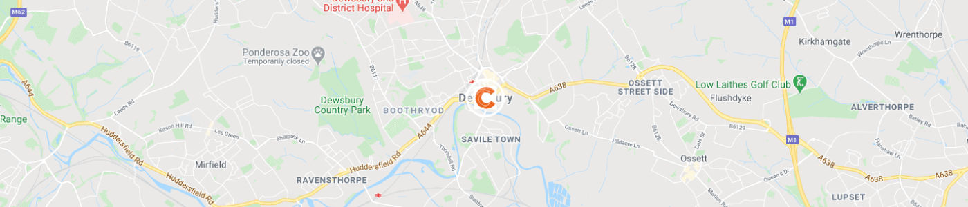waste-removal-Dewsbury-map